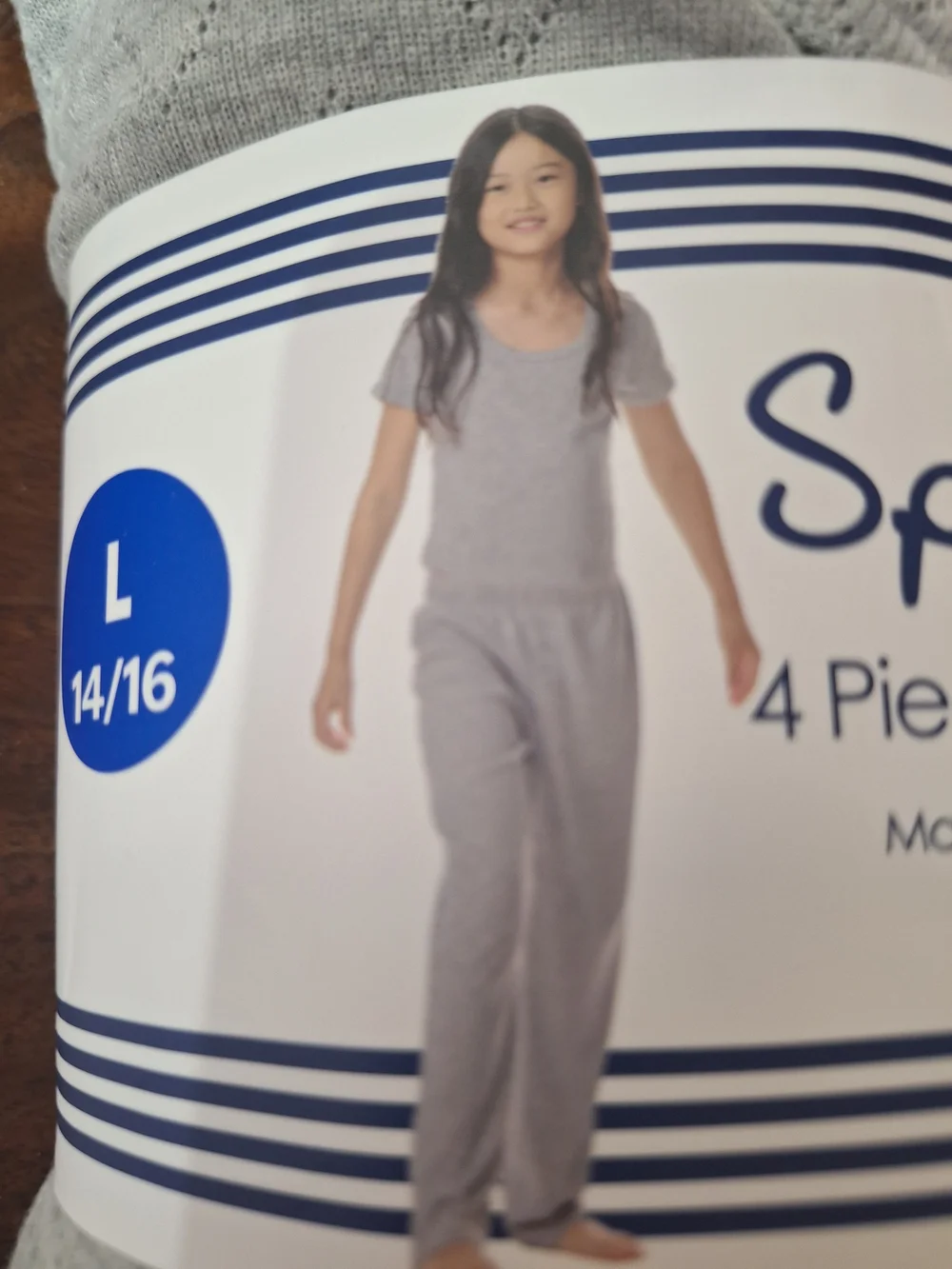 Splendid Youth Sleep Set - Gray (4-Piece)